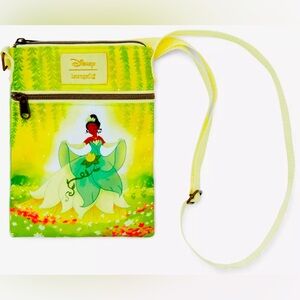 Loungefly Disney The Princess And The Frog Tiana Bayou Passport Crossbody Bag